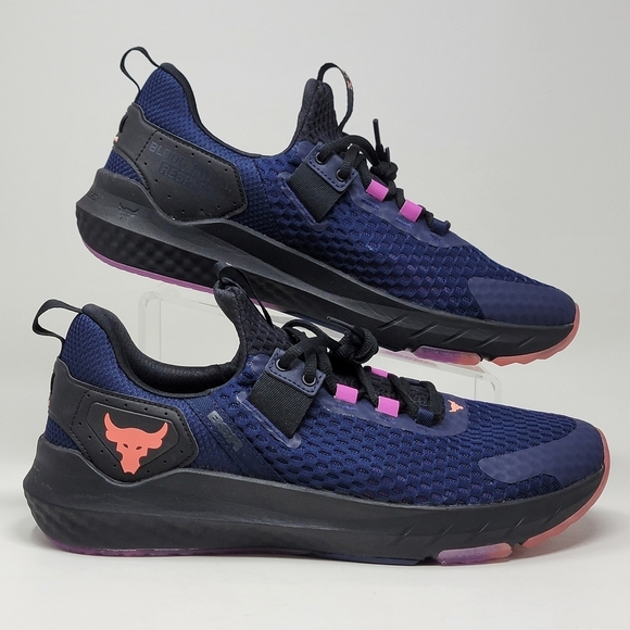 Under Armour Project Rock BSR 4 UA Mens Size 9.5 Cross Training 3027344-402 NEW - Picture 2 of 11